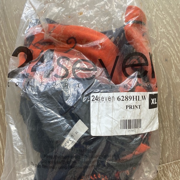 24seven black and orange tunic top - Picture 5 of 5